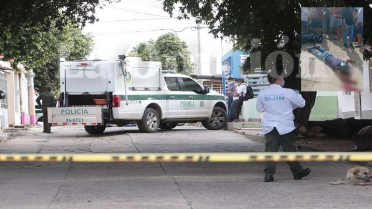 Alrededor del lugar del asesinato hay cámaras de seguridad. las cuales eran revisadas por los investigadores. / Foto: La Opinión