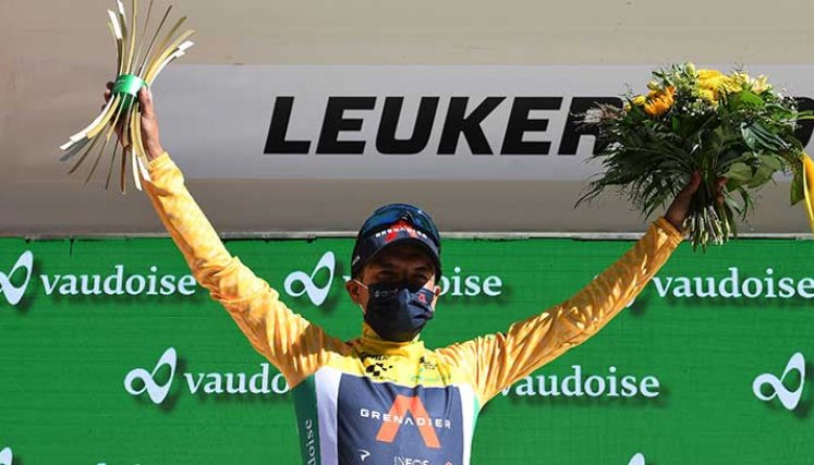Richard Carapaz, ciclista ecuatoriano del Ineos Grenadiers