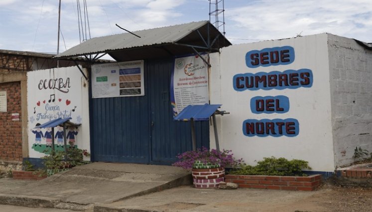 El colegio no cuenta con suficientes cupos para todos los niños que habitan el sector. / Fotos: Alfredo Estevez / La Opinión 