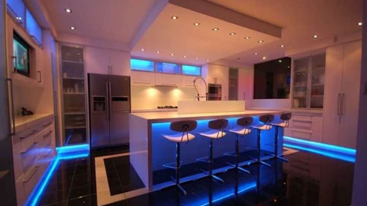 Luces LED en casa