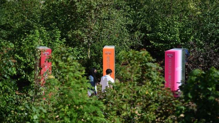 La Bienal de Diseño de Londres promueve la colaboración internacional y el papel global del diseño, con propuestas radicales que cambien el mundo. / Foto JUSTIN TALLIS / AFP