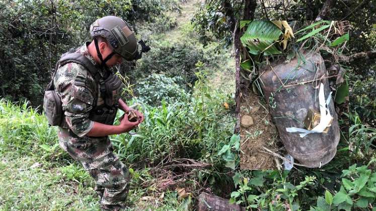 El Ejército ha destruido catorce explosivos en lo corrido de este año.