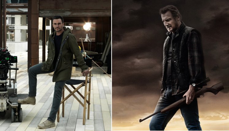 Juan Pablo Raba y Liam Neeson Juan Pablo Raba (izquierda) ha actuado en varias películas de Hollywoo. Liam Neeson es uno de los actores más reconocidos por sus cintas de acción, muchas de ellas taquilleras./ Fotos: Colprensa