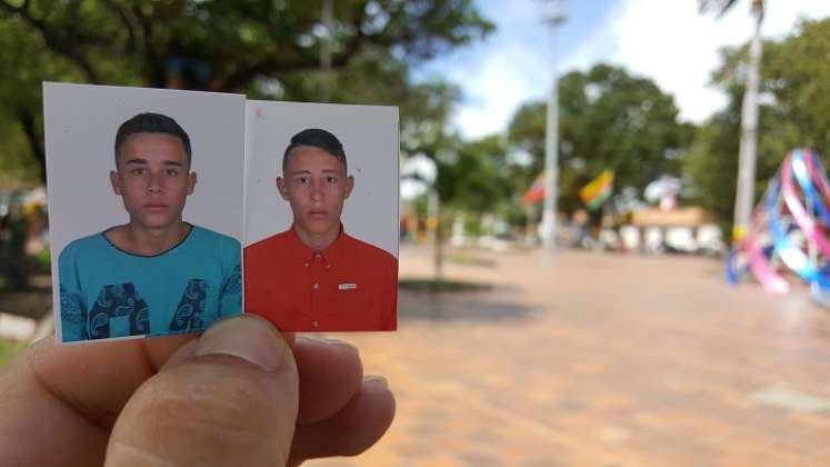 Didier Farid y Deivinson Jair Sánchez fueron asesinados en La Parada.