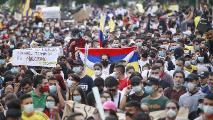 Marchas en contra de la reforma tributaria 