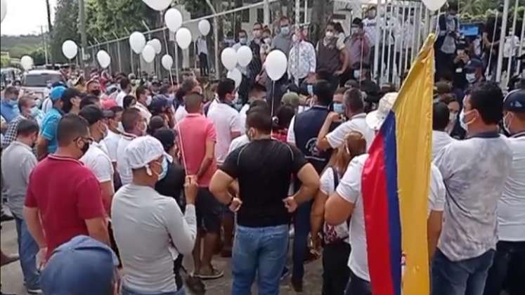 En Sardinata piden que se levanten los desbloqueos de las vías al Catatumbo./Foto: cortesía Irradiarte Sardinata