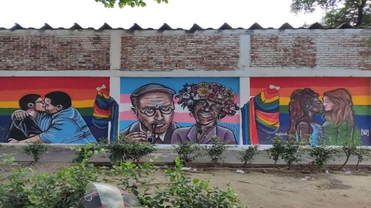 En cuatro días se desarrolló el mural. / Cortesía/ La Opinión 