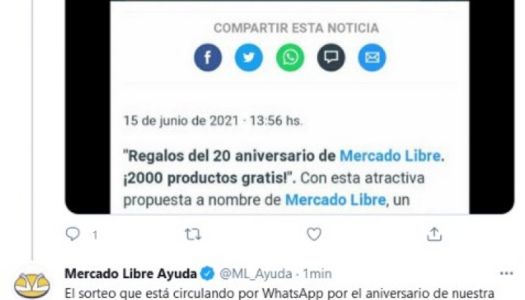 Engaños en Mercado Libre.