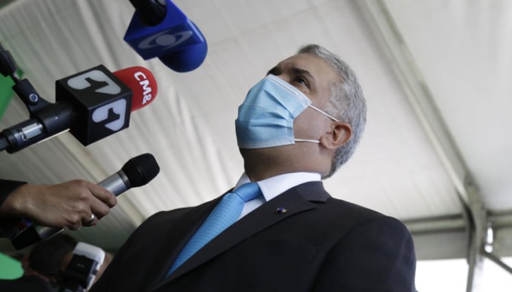 Iván Duque indicó que este gremio no se puede estigmatizar pues aporta en gran medida al crecimiento de Colombia. / Foto: Colprensa