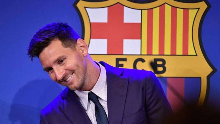Lionel Messi, exjugador del FC Barcelona de España.
