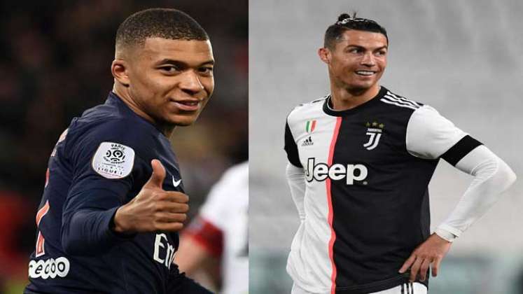 El francés Kylian Mbappé y el portugués Cristiano Ronaldo son codiciados por dos grandes clubes europeos. 