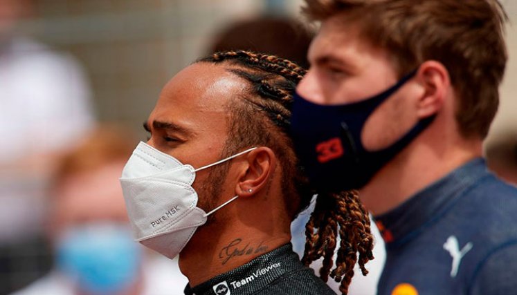 Lewis Hamilton y Max Verstappen