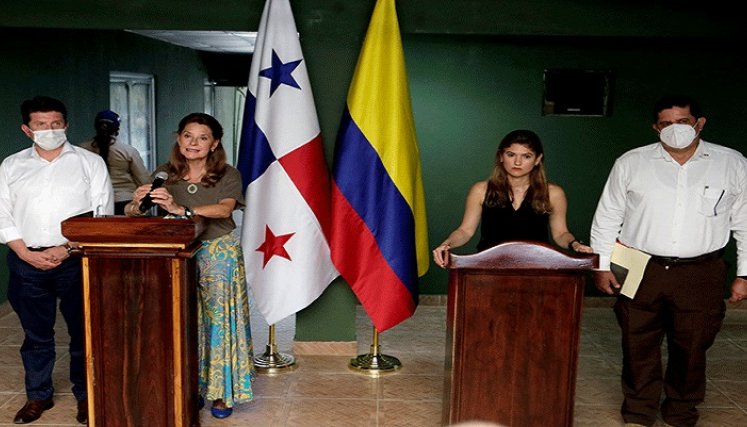 Migrantes hacia EE. UU. Las autoridades de Colombia y Panamá han tenido constantes acercamientos para buscarle una solución al tema de los migrantes ilegales. / Foto AFP