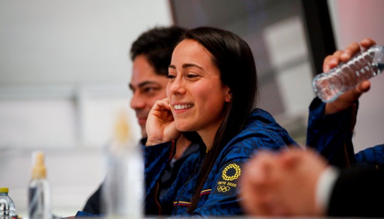 Un verdadero campeón es el capaz de dejar un legado: Mariana Pajón a su regreso de Tokio