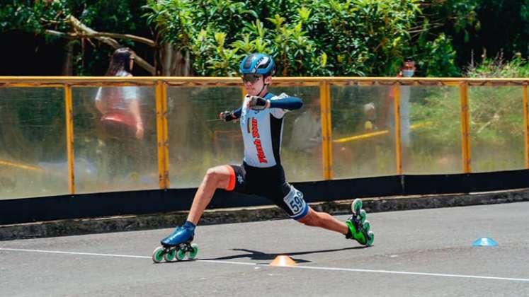 Matías Velázques, patinador de Norte. 