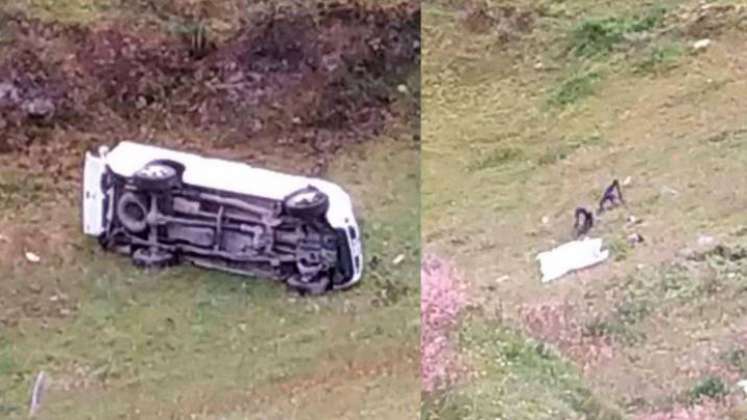 Las víctimas se movilizaban a bordo de una Mitsubishi de placas THS907 y el conductor perdió el control del vehículo. / Foto: Vanguardia