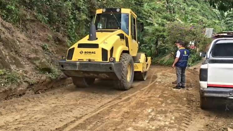 Municipios afectados por lluvias han recibido atención técnica y maquinaria./Foto: Cortesía