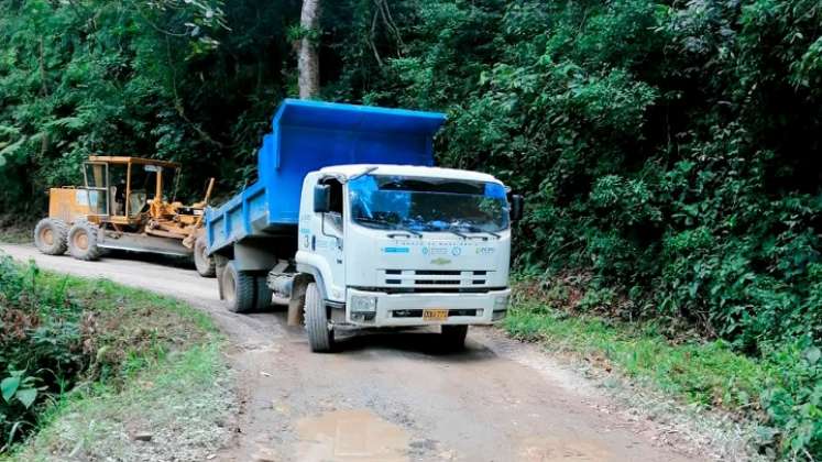 Municipios afectados por lluvias han recibido atención técnica y maquinaria ./Foto: Cortesía