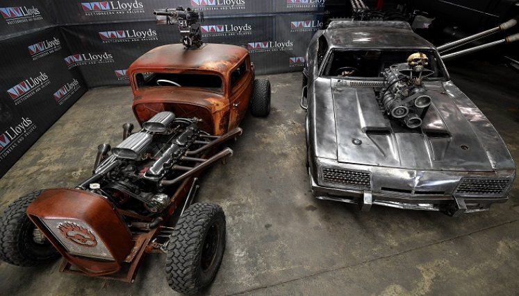 Subastan extravagantes autos de 'Mad Max: Furia en el camino'./Foto: AFP