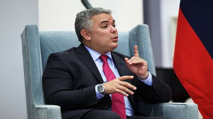 El presidente de Colombia, Iván Duque Márquez, participó en la Asamblea General de la ONU en su último día en Estados Unidos. /AFP