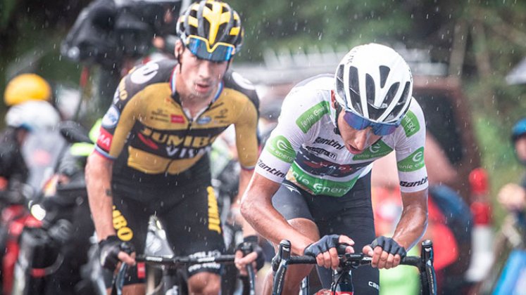 Egan Bernal y Primoz Roglic, Vuelta a España 2021. 