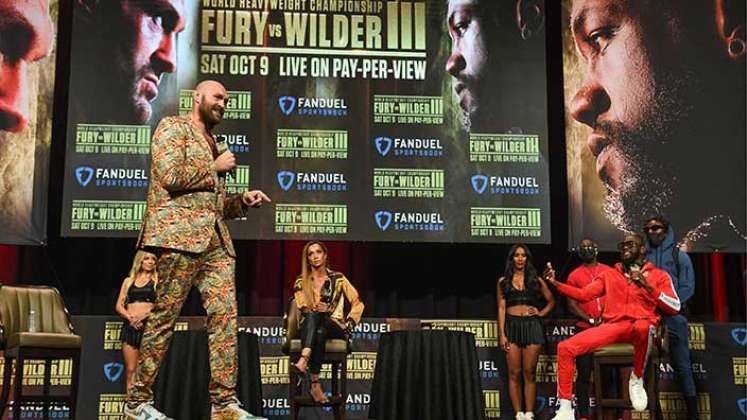 Deontay Wilder quiere arrebatarle el título a Tyson Fury.