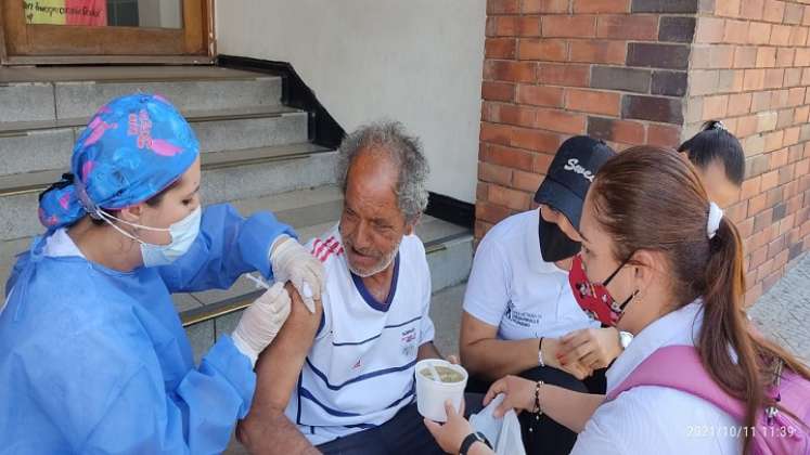 El hospital avanza con el plan de inmunización en Ocaña.
