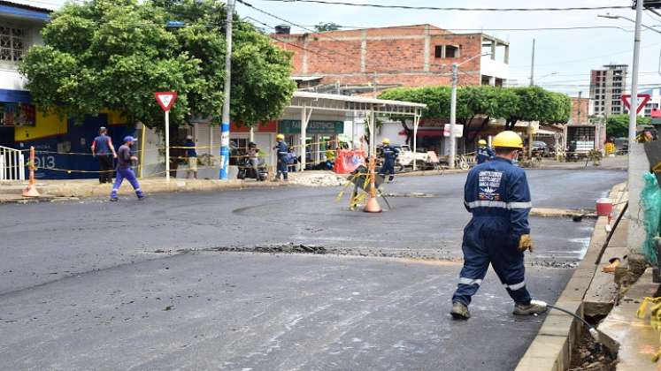 Los trabajos de urbanismo terminarán en noviembre. / Foto: Pablo Castillo / La Opinión 