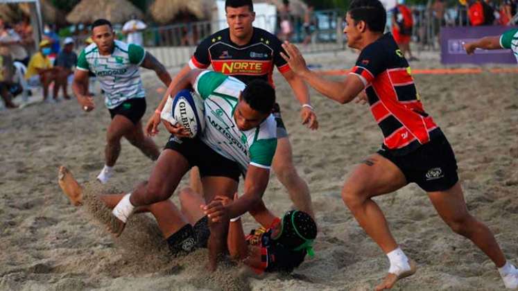 Selección Norte de rugby playa subcampeón en Juegos Nacionales de Mar y Playa.