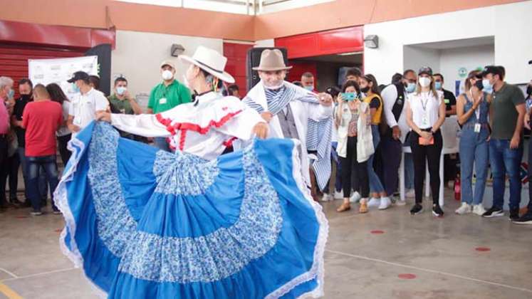 Actividades culturales amenizaron la feria./Foto Cortesía