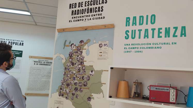 El Área Cultural del Banco de la República, en Cúcuta, tiene abierta desde marzo la exposición ‘Radio Sutatenza, una revolución cultural en el campo colombiano (1947-1994)’. / Foto: La Opinión