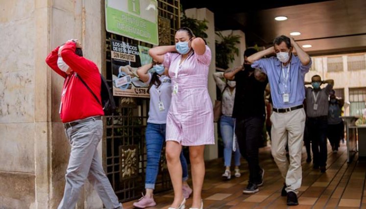 las personas reaccionaron de la mejor manera durante la emergencia./Foto Cortesía