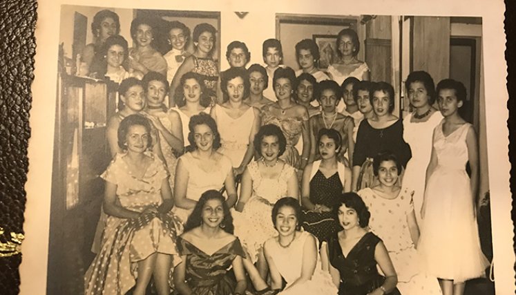 Foto del recuerdo | Reunión periodística de amigas en 1959