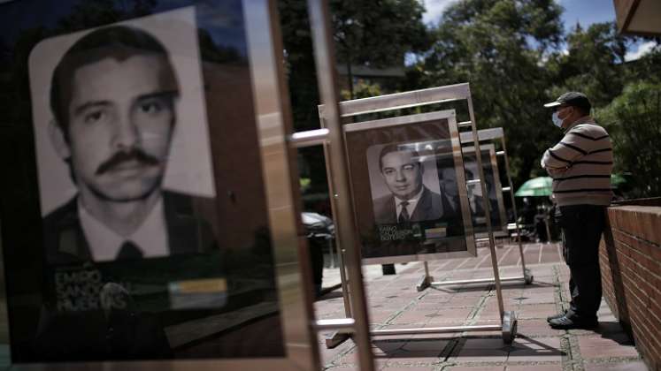 Conmemoran los 36 años del holocausto del Palacio de Justicia./Foto: colprensa