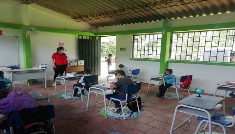 Clases en Norte de Santander durante el 2021. / Foto: Cortesía / La Opinión