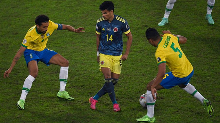 Luis Díaz, Brasil-Colombia Copa América 2021. 