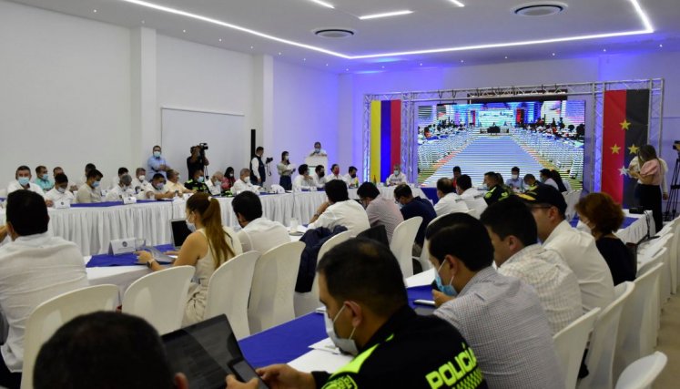 Las autoridades se reunieron en Villa del Rosario audiencia