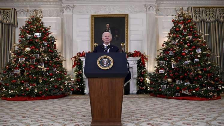 Joe Biden, dijo que está preparando nuevas políticas para detener cualquier plan ruso de invadir Ucrania. /AFP