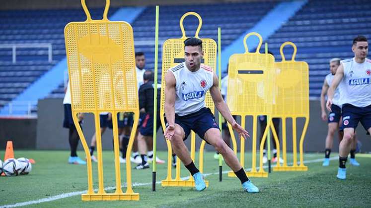 Radamel Falcao García, atacante de la selección Colombia.