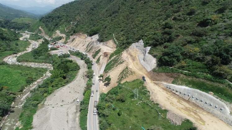 Las intervenciones en la segunda calzada se harán en entre Pamplonita y El Diamante. Foto: Cortesía/La Opinión.