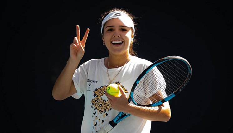 ¡María Camila está lista para debutar en el Abierto de Australia!