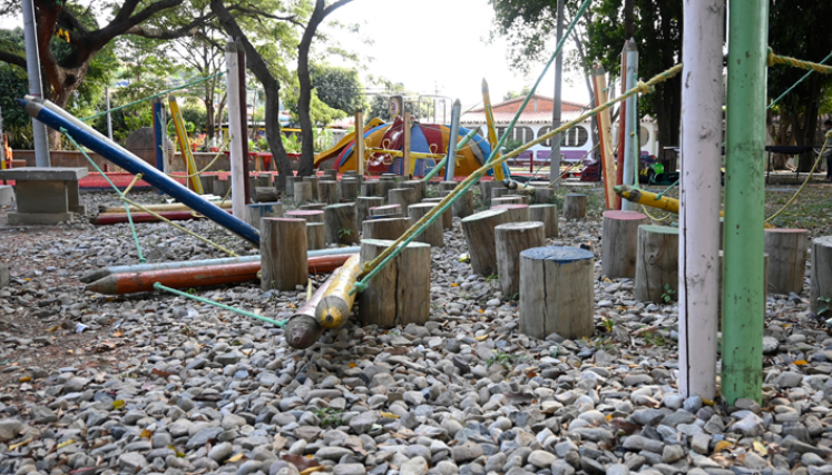 Parque de las Parabólicas ubicado en la avenida 5 entre calles 5 y 4 de Prados del Este.
