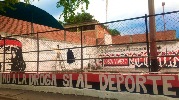 Con mensajes reflexivos, promoviendo al deporte y la sana convivencia se adecuó esta zona del barrio Belén. 