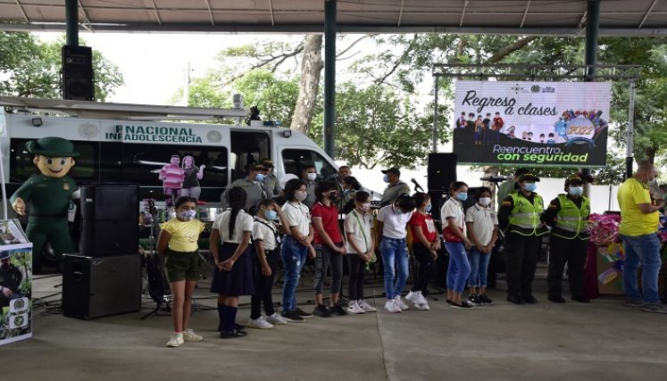 La Policía brindará acompañamiento a todos los estudiantes. / Foto: Pablo Castillo / La Opinión 