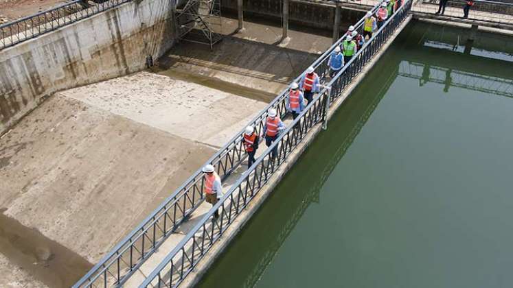 Desarenador del Acueducto Metropolitano./Foto cortesía