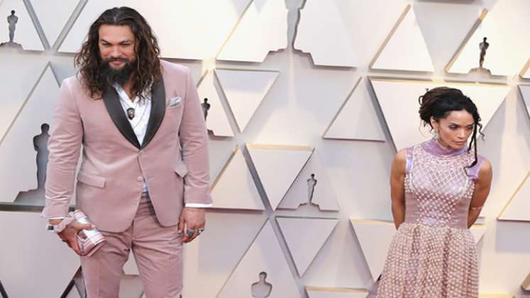 Jason Momoa y Lisa Bonet.