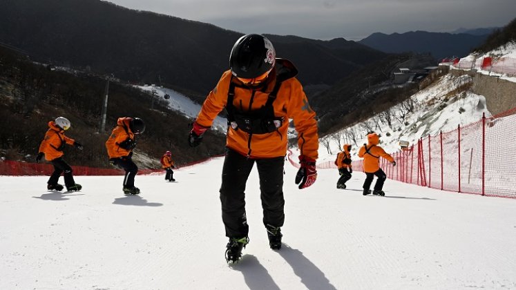 El cambio climático amenaza los Juegos de Invierno del futuro./Foto: AFP