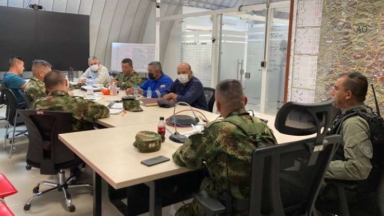 Ayer, Ejército y Policía adelantaron un consejo de seguridad.