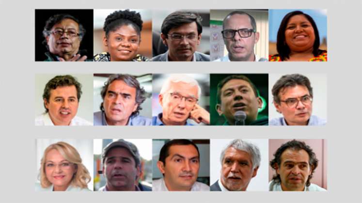 Candidatos presidenciales.