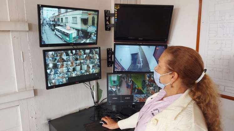 En la plaza de mercado de Ocaña se adoptan estrategias de seguridad con la instalación de dispositivos para brindar protección a propios y visitantes.